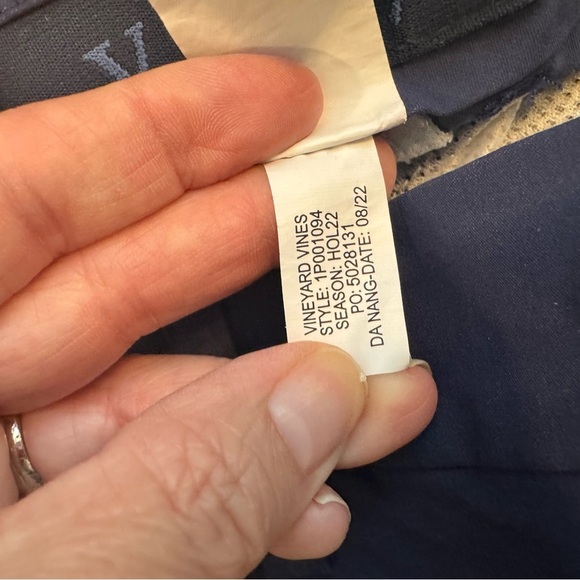 Vineyard Vines Performance Men's Pants Blue Stretch Golf - Picture 6 of 6